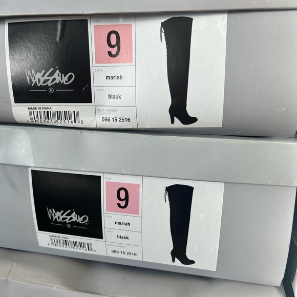 NIB Mossimo knee high suede high heel boot - Picture 7 of 9